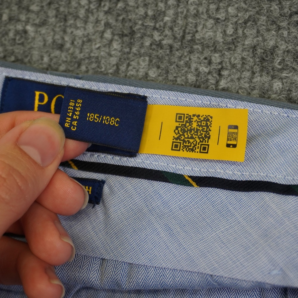 NEW Polo Ralph Lauren Shorts Mens 42 Blue Grey Slim Stretch Chino Cotton 9.5" - Picture 9 of 14